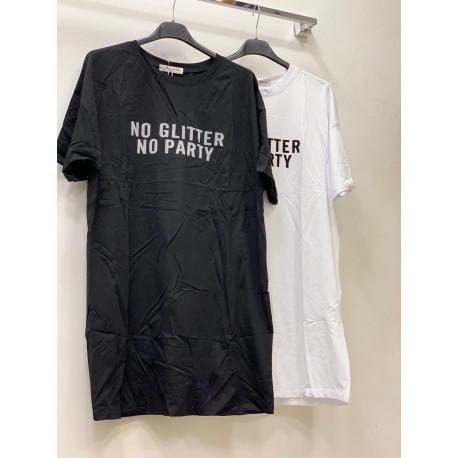 T-shirt no glitter no party